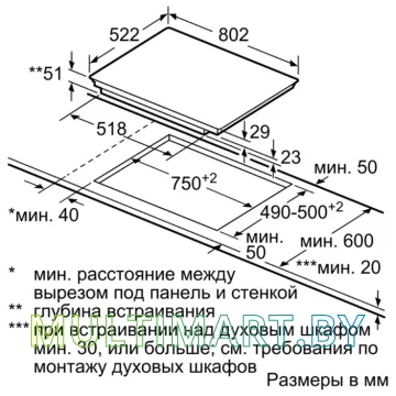 Индукционная варочная панель Bosch PXV851FC1E картинка 2